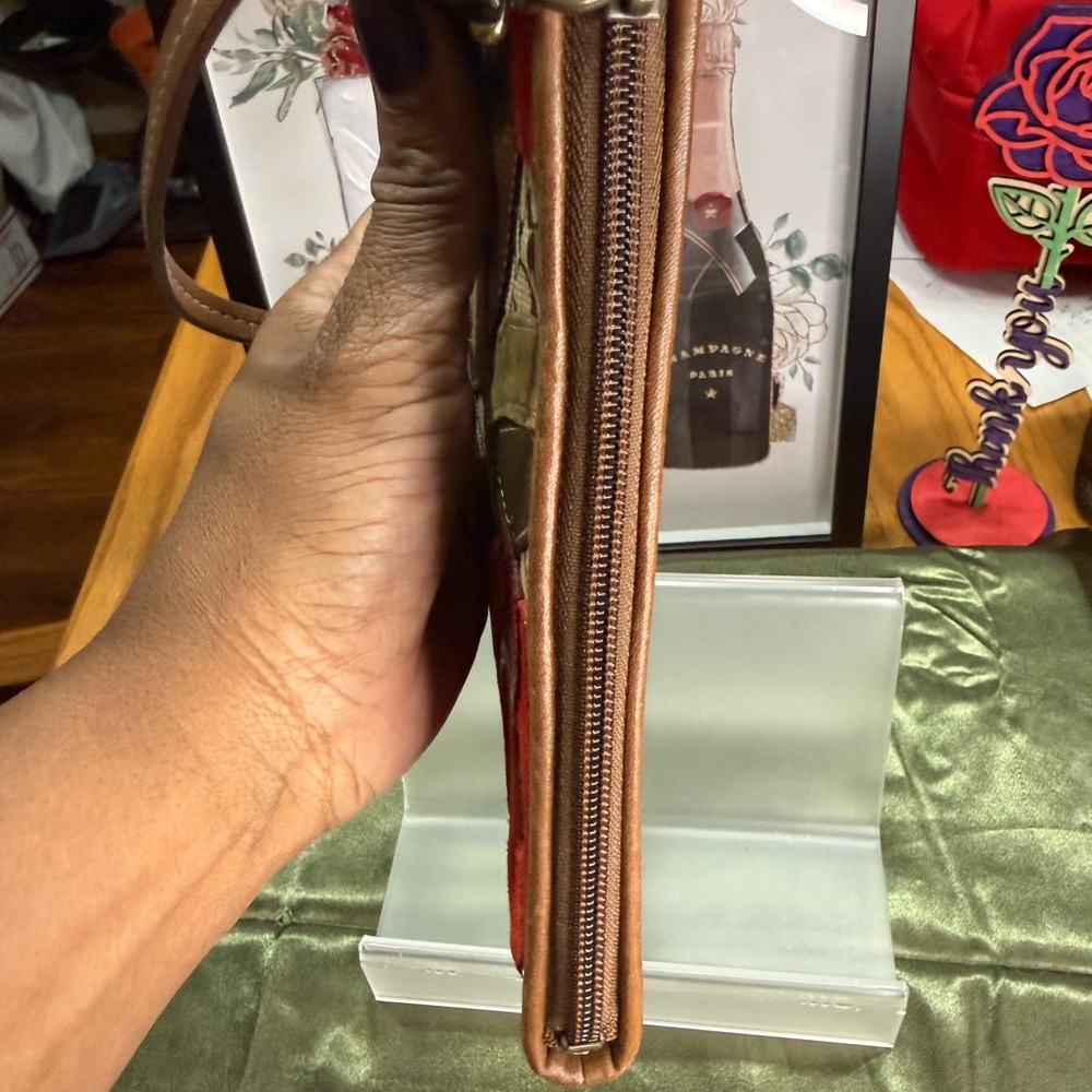 Coach Poppy for Peace Special Edition Wristlet - Picture 6 of 14